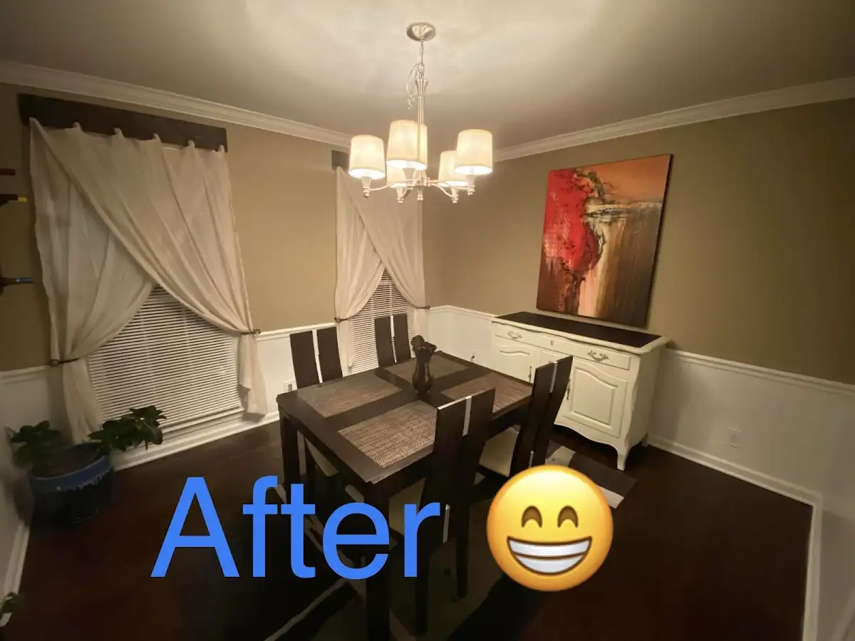 Professional dining room restoration after water damage in Peachtree Corners
