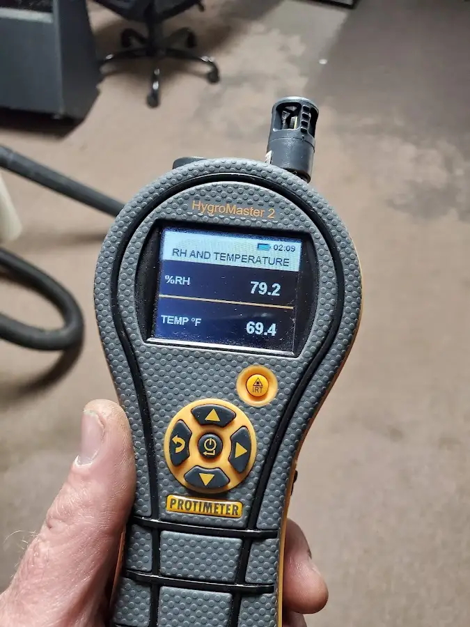 Moisture meter humidity assessment for Mold Remediation & Removal in Peachtree Corners