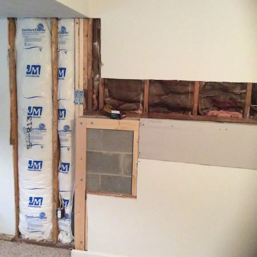 Wall insulation replacement during Structural Drying in Peachtree Corners
